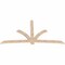 Ekena Millwork Davenport Smooth Timber Gable Bracket, Douglas Fir, 108"W x 58"H x 1 1/2"D x 5 1/2"F, 13/12 Pitch GBW108X58X0206DAV00SDF - alternate 2